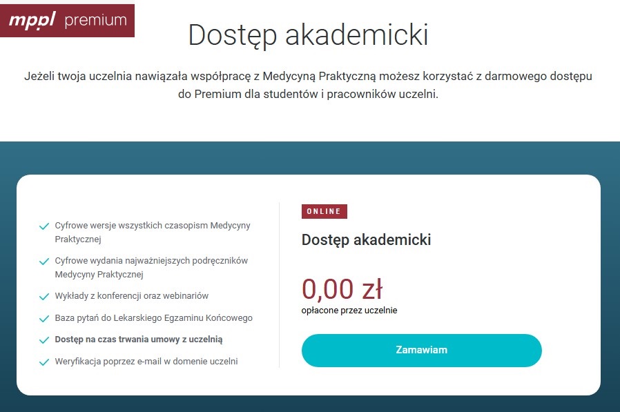 Informacja o bezpłatnym dostępie do bazy wiedzy mp.pl Premium!