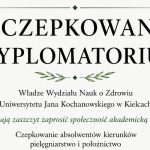 Zaproszenie na Czepkowanie i Dyplomatorium odbywające się na Wydziale Nauk o Zdrowiu