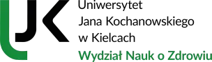 Logo WNOZ, UJK Uniwersytet Jana Kochanowskiego w Kielcach Wydział Nauk o Zdrowiu